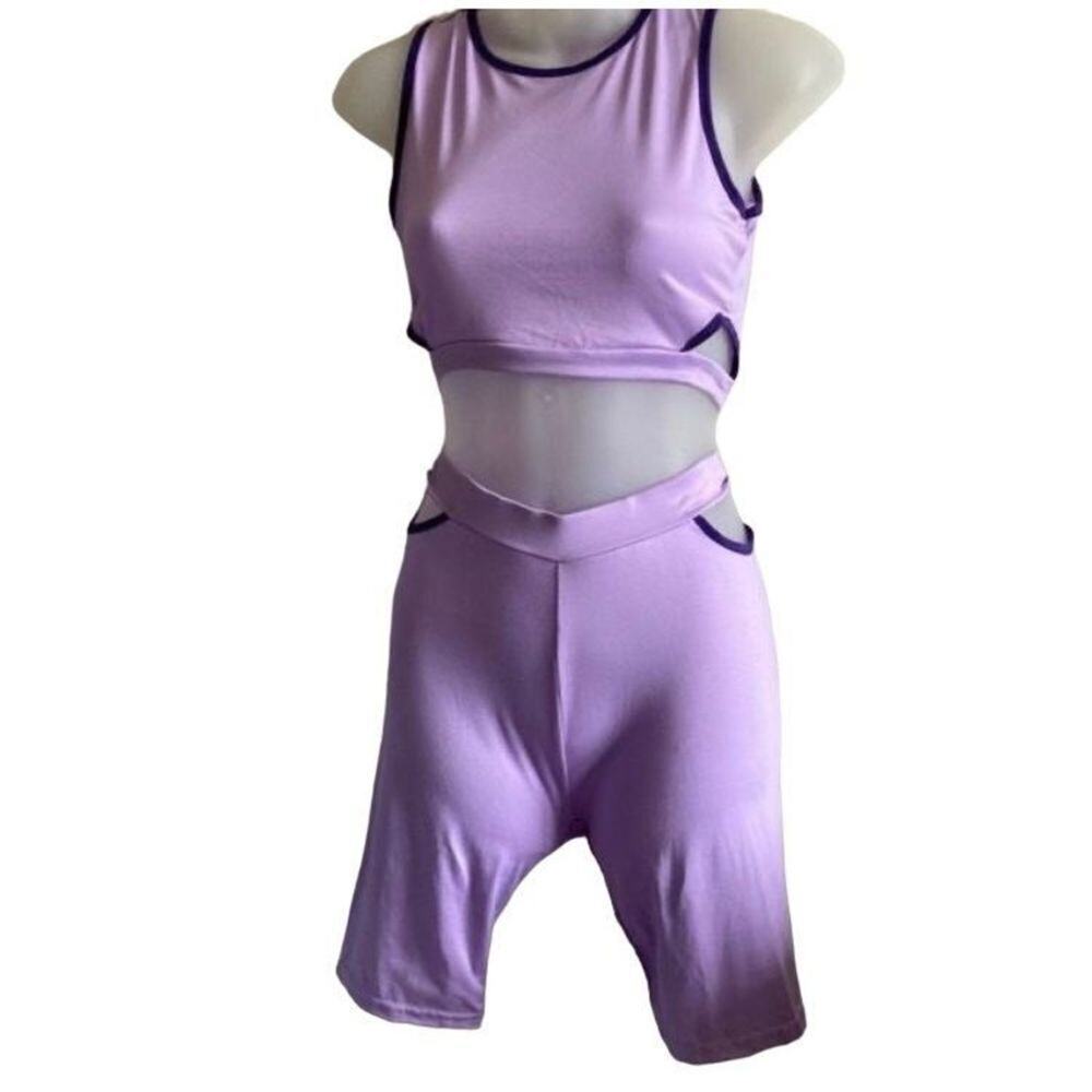 True rock small 2 piece outfit purple